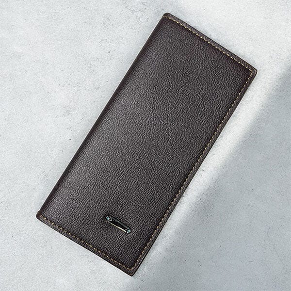Royal Violet Luxe Long Wallet for Women & Men | Trendy Shop