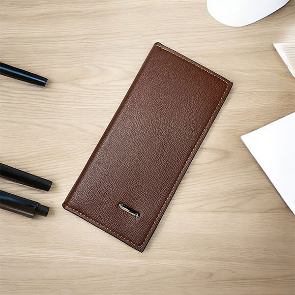 Royal Violet Luxe Long Wallet for Women & Men | Trendy Shop